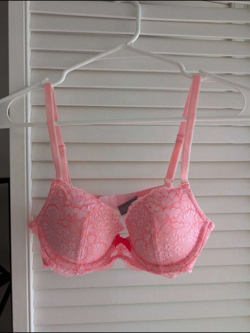 Victoria's Secret Pink Lace Underwire Balconette Bra